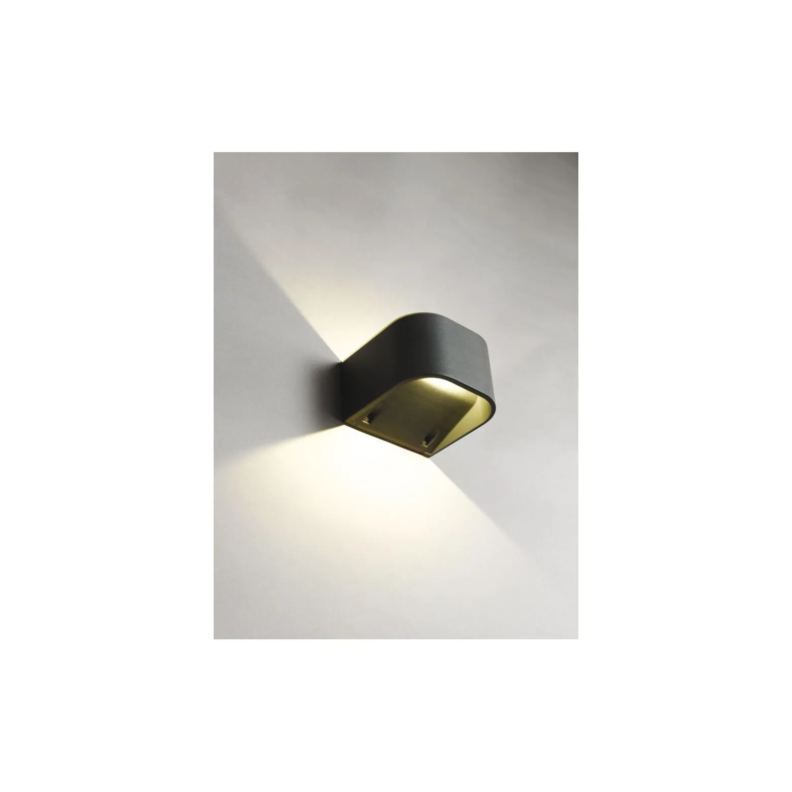 Ansell LED Vägglampa Gila Grafit 11W 512lm - 830 Varm Vit | IP55