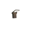 Ansell LED Vägglampa Tempo 90D Lutningsbar Grafit 10W 685lm - 830 Varm Vit | IP54