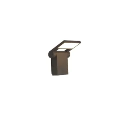 Ansell LED Vägglampa Tempo 90D Lutningsbar Grafit 10W 685lm - 830 Varm Vit | IP54