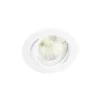 Any Lamp Infälld Spot Cirkulär Lutningsbar Vit | Utskärning 75mm - GU5.3 Sockel