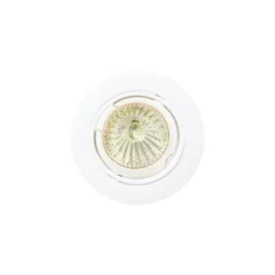 Any Lamp Infälld Spot Cirkulär Lutningsbar Vit | Utskärning 75mm - GU5.3 Sockel