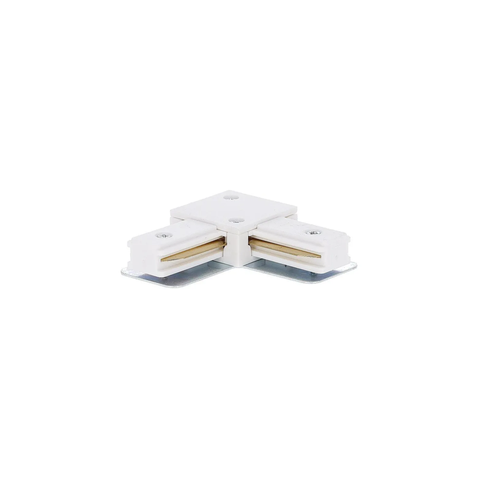 Bright Choice Komplett set 1-Fas Rail L 1,5 x 2 Meter Vit | incl. 8x Spot + GU10 2700K 3W Dimbar + Ändkåpa, Strömkontakt och L -Anslutningsstycke