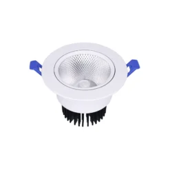 Bright Choice LED Downlight Runda Lutningsbar 15W 1200lm 60D - 930 Varm Vit | 135mm - Utskärning 110mm - UGR <19