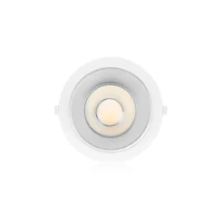 Bright Choice LED Downlight SIA Aluminium Vit 15W 1650lm 60D - 830-850 Justerbar Vit | Utskärning 195mm - IP22 - Optional Dimbar