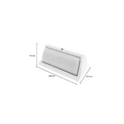 Bright Choice LED Plafond Vit 12W 1200lm - 830 Varm Vit | IP54