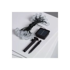 Bright Choice Ljusslinga LED Moonballs ABS 1W 20lm - 830 Varm Vit + RGB | IP65 - Solar