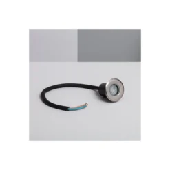 Bright Choice Markspotlights Mini Utomhusljus Rostfritt Stål Grå 1W 20lm - 830 Varm Vit