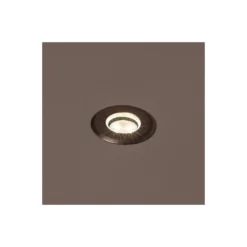 Bright Choice Markspotlights Mini Utomhusljus Rostfritt Stål Grå 1W 20lm - 830 Varm Vit
