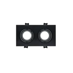Bright Choice Spot Duo Svart | Utskärning 155x75mm - IP22 - GU10 Fitting