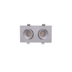 Bright Choice Spot Duo Vit | Utskärning 155x75mm - IP22 - GU10 Fitting
