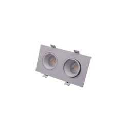 Bright Choice Spot Duo Vit | Utskärning 155x75mm - IP22 - GU10 Fitting