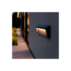 Bright Choice Vägglampa Chester PC Antracit 2W 100lm - 830 Varm Vit