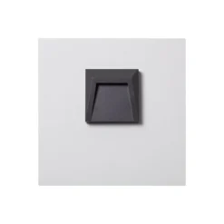 Bright Choice Vägglampa Clover PC Antracit 1.5W 100lm - 840 Kallvit
