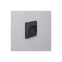 Bright Choice Vägglampa Clover PC Antracit 1.5W 100lm - 840 Kallvit