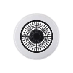 Brilliant Badria Takfläkt Plast Metall Svart 36W 4700lm - 830-865 CCT+RGB | 490mm - Fjärrkontroll Dimbar