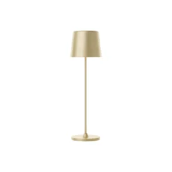 Brilliant Bordslampa Kaami Metall Plast Guld 2W 310lm - 830 Varm Vit | 100mm - IP44 - Utomhus - Dimbar