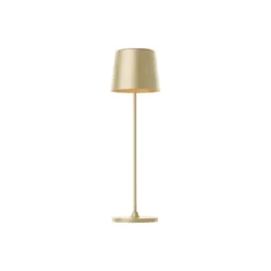 Brilliant Bordslampa Kaami Metall Plast Guld 2W 310lm - 830 Varm Vit | 100mm - IP44 - Utomhus - Dimbar