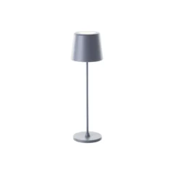 Brilliant Bordslampa Kaami Metall Plast Grå 2W 310lm - 830 Varm Vit | 100mm - IP44 - Utomhus - Dimbar