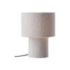 Brilliant Bordslampa Teddy Metall Textil Grå | 230mm - Passande för 1x E27