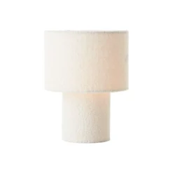 Brilliant Bordslampa Teddy Metall Textil Beige | 230mm - Passande för 1x E27