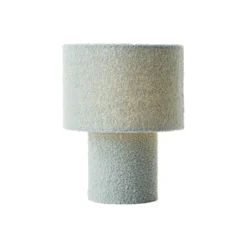 Brilliant Bordslampa Teddy Metall Textil Grön | 230mm - Passande för 1x E27