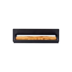 Brilliant Chaumont Vägglampa Aluminium Metall Trä Svart 8W 930lm - 830 Varm Vit