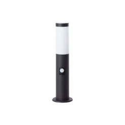 Brilliant Dody Pollare Golvlampa Metall Plast Svart | 120mm - IP44 - Utomhus - Passande för 1x E27