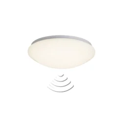 Brilliant Fakir Vägg och Taklampa Metall Plast Vit 10W 1300lm - 830 Varm Vit | 320mm