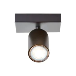 Brilliant Jello Taklampa Metall Matt Svart 4.5W 345lm - 830 Varm Vit | Inkl. 1x GU10