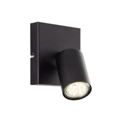 Brilliant Jello Taklampa Metall Matt Svart 4.5W 345lm - 830 Varm Vit | Inkl. 1x GU10