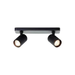 Brilliant Marty Taklampa Aluminium Sandig Svart 10W 700lm - 830 Varm Vit | Inkl. 2x GU10