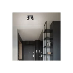 Brilliant Marty Taklampa Aluminium Sandig Svart 20W 1400lm - 830 Varm Vit | Inkl. 4x GU10