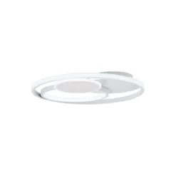 Brilliant Runda Taklampa Metall Silicone Vit 45W 5200lm - 830-865 CCT | 500mm - Fjärrkontroll Dimbar