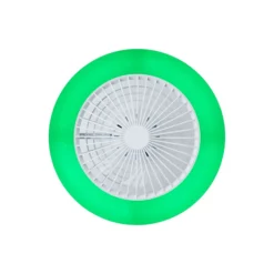 Brilliant Salerno Takfläkt Plast Metall Vit 36W 4700lm - 830-865 CCT+RGB | 485mm - Fjärrkontroll Dimbar