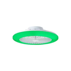 Brilliant Salerno Takfläkt Plast Metall Vit 36W 4700lm - 830-865 CCT+RGB | 485mm - Fjärrkontroll Dimbar