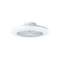 Brilliant Salerno Takfläkt Plast Metall Vit 36W 4700lm - 830-865 CCT+RGB | 485mm - Fjärrkontroll Dimbar