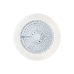 Brilliant Salerno Takfläkt Plast Metall Vit 36W 4700lm - 830-865 CCT+RGB | 485mm - Fjärrkontroll Dimbar