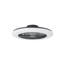 Brilliant Salerno Takfläkt Plast Svart 54W 6800lm - 830-865 CCT+RGB | 577mm - Fjärrkontroll Dimbar