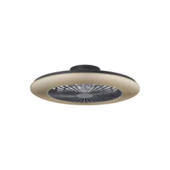 Brilliant Salerno Takfläkt Plast Svart 54W 6800lm - 830-865 CCT+RGB | 577mm - Fjärrkontroll Dimbar