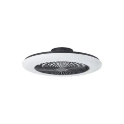 Brilliant Salerno Takfläkt Plast Svart 54W 6800lm - 830-865 CCT+RGB | 577mm - Fjärrkontroll Dimbar