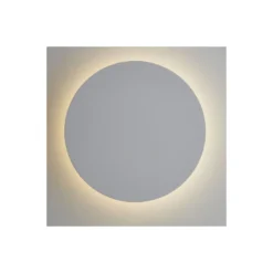 Brilliant Shadow Vägglampa Aluminium Sandig Vit 6W 720lm - 830 Varm Vit | 151mm