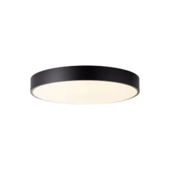 Brilliant Slimline Taklampa Metall Plast Vit Svart 58W 6800lm - 830-865 CCT | 490mm - Fjärrkontroll Dimbar