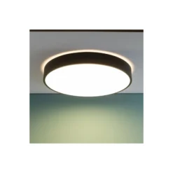Brilliant Slimline Taklampa Metall Plast Vit Svart 58W 6800lm - 830-865 CCT | 490mm - Fjärrkontroll Dimbar