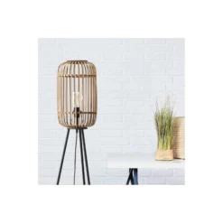 Brilliant Stolpebelysning Trärow Metall Bambu Brun | 450mm - Passande för 1x E27