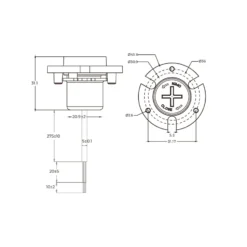 Cosmicnode Integrated PIR Sensor & Kontroller För Highbay