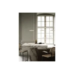 DFTP by Nordlux Artist 25 Pendellampa Metall Beige 15W 1000lm - 930 Varm Vit | Bästa Färgåtergivning - Dimbar