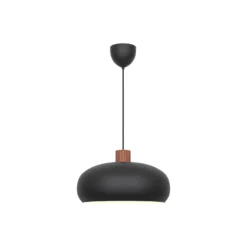 DFTP by Nordlux Aurelio Pendellampa Metall och Trä Svart | 420mm - Passande för E27