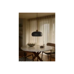 DFTP by Nordlux Aurelio Pendellampa Metall och Trä Svart | 420mm - Passande för E27