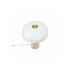 DFTP by Nordlux Bordslampa Glossy Marmor och Glas Rosa | 220mm - Passande för 1x E14