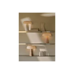DFTP by Nordlux Bordslampa Glossy Marmor och Glas Beige | 220mm - Passande för 1x E14